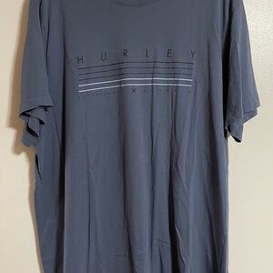 2 Hurley Men's Gray T-Shirt and Black T-shirt XXL